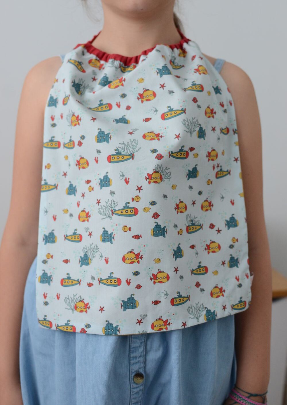 Serviette de cantine Collection 'Sous-marins' Moutarde – Image 2