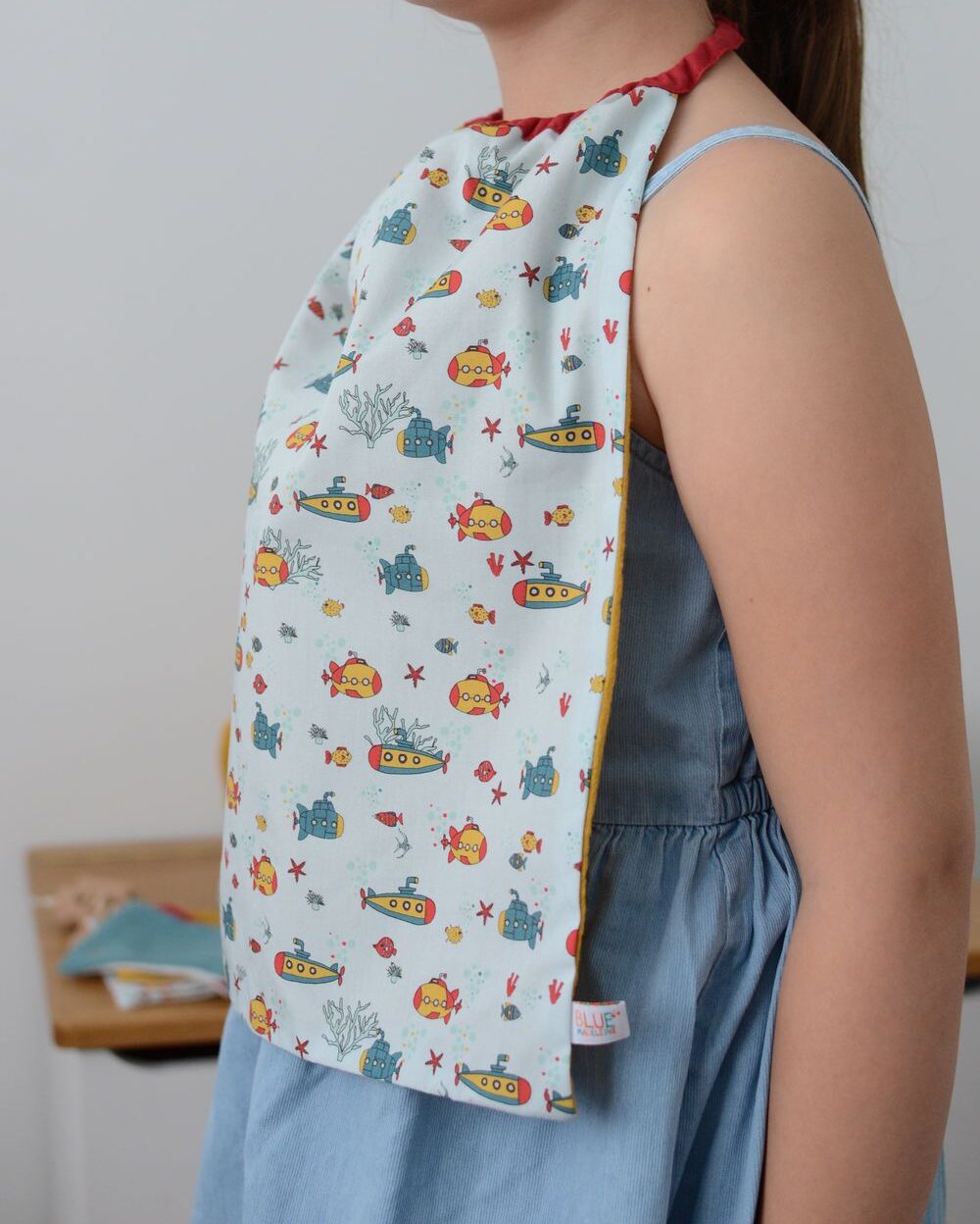 Serviette de cantine Collection 'Sous-marins' Moutarde – Image 3